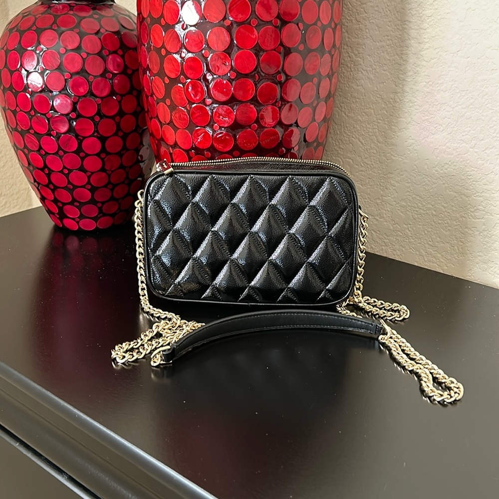 NWT Kate Spade Quilted Crossbody in Black - Picture 6 of 7